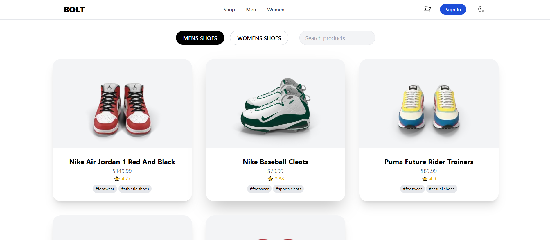 Modern Online Store screenshot 2