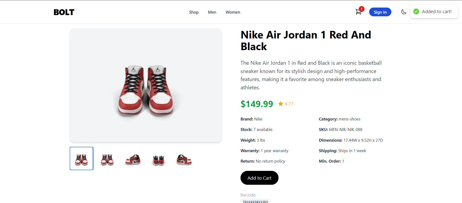 Modern Online Store screenshot 4