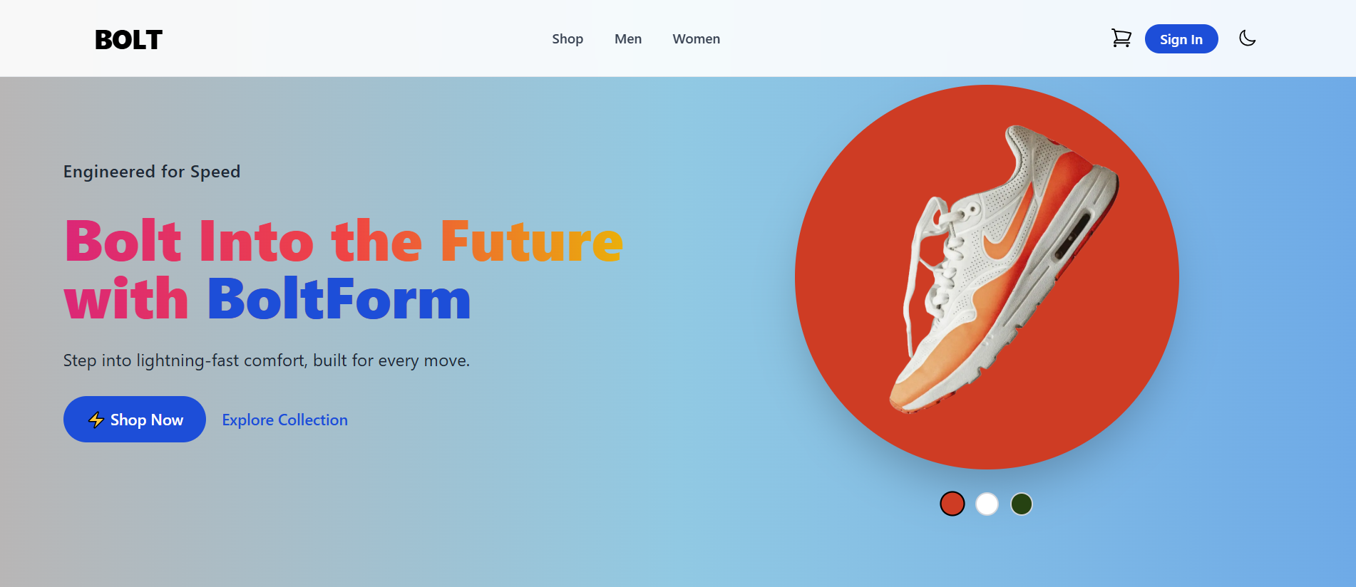 Modern Online Store preview