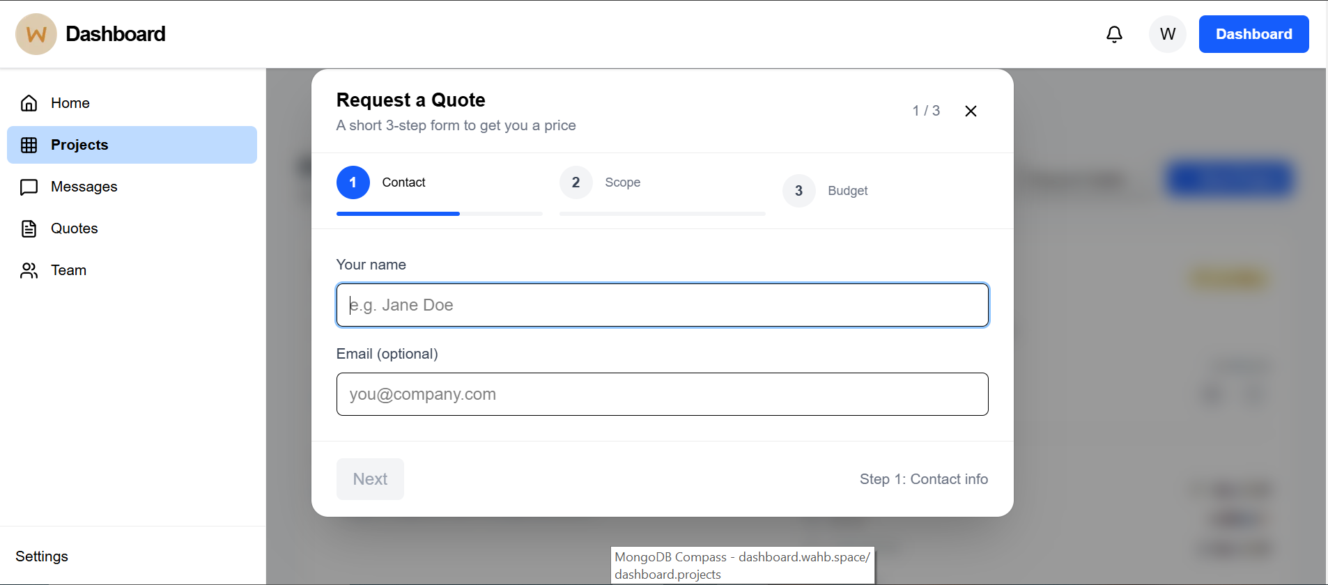 Client & Developer Collaboration Platform screenshot 4